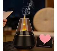 TAVADA Diffusore di Oli Essenziali,Mini Umidificatore Portatile - 120ml,USB-C,3 Timer,7 Colori,Effetto & Biglietto Regalo a Forma di Cuore.Crea un'atmosfera romantica e accogliente per camera da letto