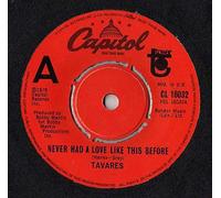 TAVARES - never had a love like this before / positive forces 45 rpm single