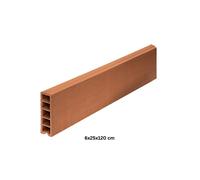 Tavelloni in laterizio 6x25x120 cm per solai e tramezzi