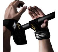 TAVIEW Cinghie da polso per sollevamento pesi di alta qualità per il massimo supporto - Guanti da stacco e cuscinetti antiscivolo alternativi per fitness, palestra, allenamento di potenza come pull up