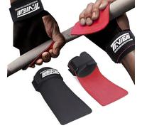 TAVIEW Cinghie da polso per sollevamento pesi per il massimo supporto di presa - Cinghie per stacchi da terra e guanti da presa per sollevamento pesi per allenamento, sollevamenti da terra, pull up e