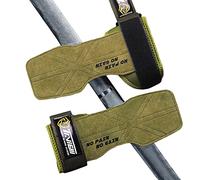 TAVIEW Sangles de crochets de poignet d'haltérophilie pour un soutien maximal de la prise en main - Gants de soulevé de terre et coussinets de préhension