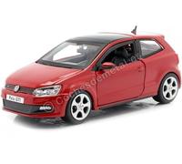 MODELLINO STATICO BBURAGO 1/24 VW POLO GTI MARK 5 RED