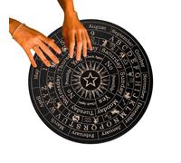 Tavola a pendolo con canna da desiderio, tabellone messaggistica metafisica con lettere, tavola Ouija, gioco di indovinazione, gioco di decorazione fantasma per principianti