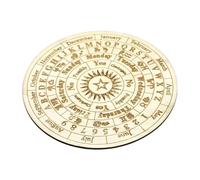 Tavola A Pendolo Decorativa in Legno - Tavola Di Divinazione, Tavola Di Radiestesia | Tavola Metafisica, Strumenti Di Divinazione Stregoneria per La Decorazione Di Altare Spirituale