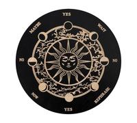 Tavola a pendolo in legno per rabdomanzia | Bacheche metafisiche Planchette, tavola Ouija con lettere - Gioco di decorazioni spirituali che predicono la per riunioni
