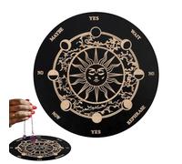 Tavola a pendolo per canne da rondine, tavola per divinazione | Tavole decorative in legno con messaggio | Gioco da tavolo Ouija per divinazione, tavola a pendolo per feste, riunioni