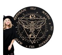 Tavola a pendolo per divinazione, in legno decorativo con lettere e lancette per messaggi, gioco da tavolo per principianti e famiglia