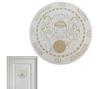 Tavola a pendolo per divinazione, Tavola a pendolo per divinazione, Tavola di divinazione della tavola a pendolo a sette stelle di radiestesia, bacheca di altare per la decorazione d