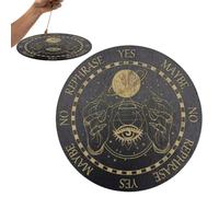 Tavola a pendolo per divinazione, Tavola a pendolo per divinazione | Tavola di divinazione in legno Tavola a pendolo a sette stelle - Decorazione metafisica della casa dell"altare per l"ho