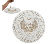 Tavola a pendolo per divinazione, Tavola a pendolo per divinazione - Tavola di divinazione Tavola a pendolo in legno per radiestesia | Messaggio di altare per la decorazione domestica