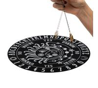 Tavola a pendolo per la divinazione - Bacheca metafisica per la divinazione,Consiglio per Stregoneria Forniture per Altare Wiccan, Tegola Altare, Energia Reiki