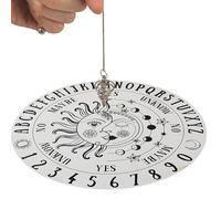 Tavola a pendolo per la divinazione - Bacheca metafisica per la divinazione,Scheda pendolo per forniture per altari Wiccan di stregoneria, forniture per stregoneria per principianti
