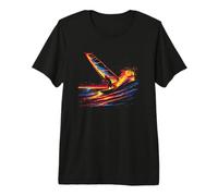 Tavola a Vela da Windsurf Oldschool Maglietta Premium