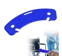 Tavola antiscivolo per sedia a rotelle, per pazienti, per il trasferimento di pazienti o handica dalla sedia a rotelle al letto, nella toilette (blu)