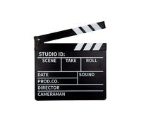 Tavola Clapper Movie TV Show Costume Elegante Festa Prop Clapperboard Hollywood