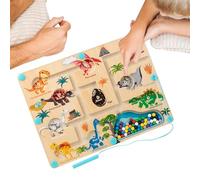 Tavola Con Labirinto Magnetico,Giocattolo Educativo per Apprendimento Precoce - Percorso di Colori e Conteggio - per Bambini e Bambine da Usare a Casa in Viaggio in Auto e in Aereo