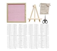 Tavola con lettere modificabili - Lavagna messaggistica cornice in legno rustico tavola di feltro - Tavola rustica in feltro con cornice in legno per classe ospedale ristorante caffè matrimonio