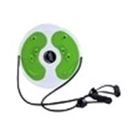 Tavola Core Ab Twister 1 piastra for massaggio sportivo, fitness, body building, disco for torsione della vita, tavola for l'equilibrio(Green)