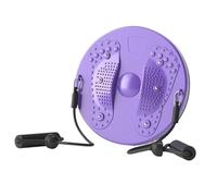 Tavola Core Ab Twister Tavola girevole for la vita da 28 cm, massaggio ai piedi, disco for il rafforzamento dei muscoli addominali e dimagrimento(Purple)