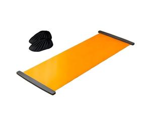 Tavola da allenamento dinamica - Attrezzatura impermeabile per esercizi da hockey, cuscinetto scorrevole da 6 piedi con impugnatura, tappetino in poliestere con equilibrio, stile attrezzatura fitness,