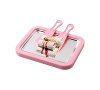 Tavola da arrotolata istantanea, in acciaio, 44 x 32 cm, set completo con 2 spatole, rotolo Lagce Thai, sorbetto di frutta per la casa, per feste, picnic in famiglia, campeggio