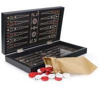 Tavola Da Backgammon Orientale XL Look Intarsia Ottomano Inci