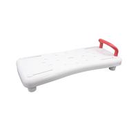 Tavola Da Bagno For Anziani, Panca Da Bagno For Disabili Resistente, Sedile Antiscivolo For Vasca Da Bagno For Feriti, Anziani E Disabili, Tavola Di Trasferimento Regolabile(Red)