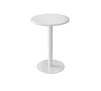 Tavola da bistrot con spazio piccolo da 15,7" rotondo blu in metallo per cucina, pub e sala da pranzo in ferro stile appartamento, perfetto per aree compatte