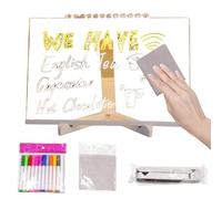Tavola da disegno a LED, colori - Glow Memo - Nota, riscrittura a LED - Acrilico - Illumina la tavoletta di segnalazione dei messaggi in acrilico - Glow Memo Note - Tavola da disegno per la