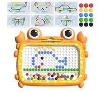 Tavola da disegno magnetica - Giocattolo puzzle a forma di granchio, tavole da scarabocchi educative | Tavola portatile per giocattoli da disegno magnetici sicuri, giocattoli d'arte multifunzionali a