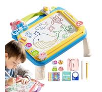 Tavola da disegno magnetica, lavagna magnetica per lavagna da disegno animata, blocco per schizzi per tabelle di scarabocchi educativi multifunzionali per l'apprendimento precoce, tavola