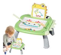 Tavola da Disegno Magnetica per Bambini, Tavolo da Disegno Magnetico, Giocattolo da Viaggio, Tavolo da Disegno Magnetico per Bambini, Blocco Artistico, Magnetico con Perla a Pois