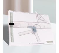 Tavola da disegno portatile con angolo regolabile e righello chiaro per studenti, ingegneri, artisti e architetti