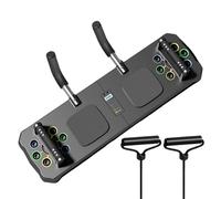 Tavola da flessione, da 1 kg, in ABS, multifunzionale, con timer, barra per flessioni regolabili con impugnatura antiscivolo e imbottitura, per fitness professionale con manico in TPE per uomini