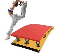 Tavola da ginnastica curva, con molle resistenti | Trampolino curvo per allenamento di ginnastica, resistente, con cuscinetto antiscivolo per lo sviluppo delle abilità dei