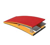 Tavola da ginnastica curva portatile - Design stabile e antistrappo per una pratica sicura, perfetta per la scuola e la palestra domestica da parte dei principianti