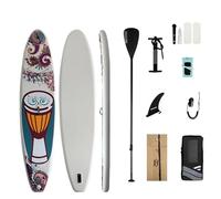 Tavola Da Paddle Gonfiabile, Stand Up SUP, Tavola Da Paddle Gonfiabile Con Custodia Impermeabile per Telefono, Adatta Alle Famiglie E Stabile per I Principianti