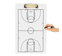 Tavola da Pallacanestro | Lavagna bianca cancellabile a secco in pvc - Lavagna cancellabile a secco per pallacanestro | per calcio, baseball, hockey e allenamento competitivo