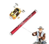Tavola da pesca, Canna da pesca telescopica | da pesca a una piccola penna | Pole Volante, attrezzatura da pesca alla traina pieghevole per viaggi all'aperto, campeggio, famiglia, amici