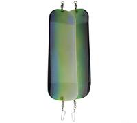 Tavola da pesca lampeggiante per pesca a traina da 28 cm, con design per affidabilità a lungo termine (nero)