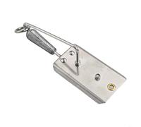 Tavola da pesca per pesca a traina con struttura leggera in acciaio inossidabile con controllo della profondità regolabile e meccanismo girevole per un traino fluido (n. 2, 13 cm/86,8 g)