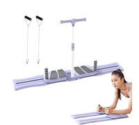 Tavola da pilates per allenamento a casa - Pilates Reformer Training Board Board non scivolabile AB Core, attrezzatura da allenamento per palestra - viaggi a casa