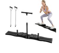 Tavola da pilates per allenamento a casa, yoga riformer, set per esercizi fisici portatile, in versione pesante, antiscivolo, per esercizi