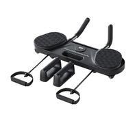 Tavola da pilates per allenamento domestico - Multi-Purpose AB Board con ruote di base removibili | Fitness Machine for Core Training Full-Body Training Daily Routine Indoor Bedroom Living Room and