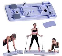 Tavola da Pilates pieghevole for l'allenamento a casa, tavola scorrevole for un modellamento completo del corpo e allenamenti integrati(Blue)