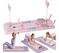 Tavola da Pilates pieghevole for l'allenamento a casa, tavola scorrevole for un modellamento completo del corpo e allenamenti integrati(Pink)