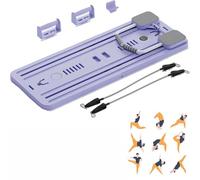 Tavola da Pilates pieghevole multifunzionale, set di Pilates Reformer, tavola di Pilates Riformatore pieghevole multiuso per allenamento a casa(2)