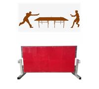 Tavola da ping pong portatile per allenamento da solo, pratica di ping-pong per lo studio autonomo, attrezzatura per il ritorno della palla da interno