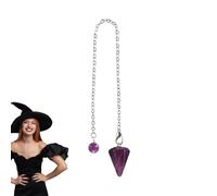 Tavola da radiestesia per divinazione, tavola in legno esoterico con lettere e puntatore, set elemento decorativo spirituale familiare per principianti